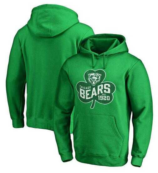 Men's Chicago Bears Pro Line by Fanatics Branded St. Patrick's Day Paddy's Pride Pullover Hoodie Kelly Green FengYun,We sell and wholesale Men's Chicago Bears Pro Line by Fanatics Branded St. Patrick's Day Paddy's Pride Pullover Hoodie Kelly Green FengYun on line form chian!